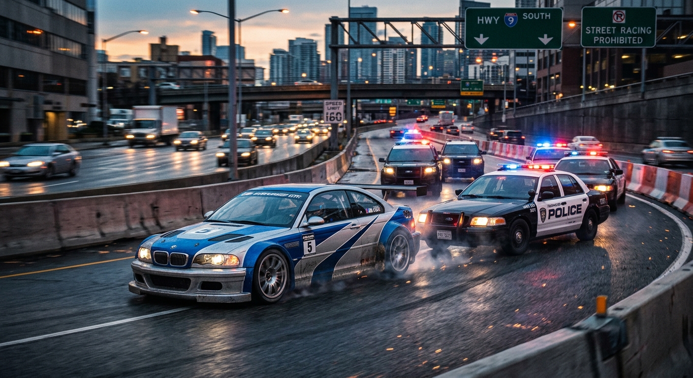 Скриншот NFS Most Wanted в Winlator