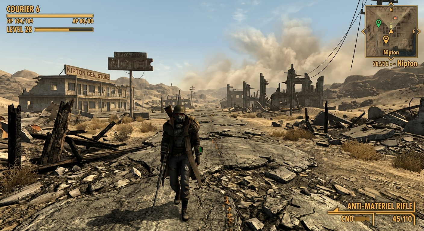 Скриншот Fallout New Vegas в Winlator